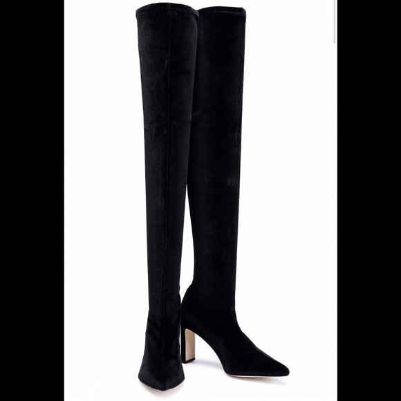 Sigerson Morrison Shoes - Sigerson Morrison High Heel Hye Velvet Boots